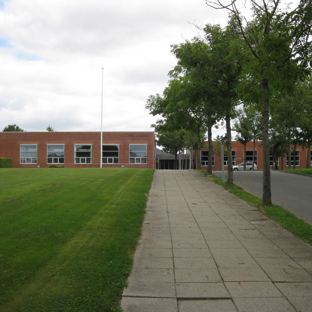 Indgang til Odder Gymnasium